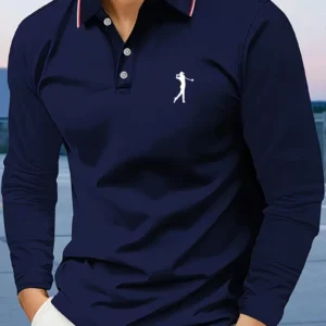 casual long sleeve shirt navy