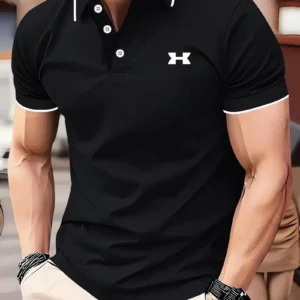 geometric pattern print black